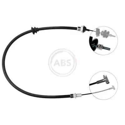 Cable de accionamiento, accionamiento del embrague A.B.S. K27360 Solo Hoy